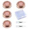 Flawless Replacement Heads Compatible with Finishing Touch Flawless Facial Hair Removal Gen 1 Rose Gold4PCSwith Cleaning Brush and Storage Box view 1