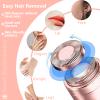 Flawless Replacement Heads Compatible with Finishing Touch Flawless Facial Hair Removal Gen 1 Rose Gold4PCSwith Cleaning Brush and Storage Box view 4