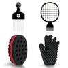 Selalu Curl Sponge Set with Glove, Metal Brush Pick and Twist Comb for Men and Women view 1