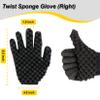 Selalu Curl Sponge Set with Glove, Metal Brush Pick and Twist Comb for Men and Women view 4
