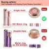 Flawless Replacement Heads Compatible with Finishing Touch Flawless Facial Hair Removal Gen 1 Rose Gold2PCS with Cleaning Brush and Storage Box view 2