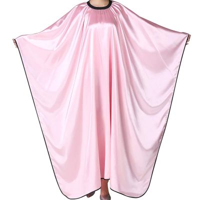 Iusmnur Barber Cape, Professional Hair Salon Cape with Adjustable Metal Clip, Shampoo Hair Cutting Cape for Barbers and Stylists - 55 x 63 inches (Pink)