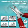 Toenail Clippers for Ingrown & Thick Toenails - Heavy Duty Toe Nail Clippers for Remove Side Ingrown Toenail with Angled Sharp Blades, Professional Pedicure Tool with Long Handle for Seniors & Men view 3