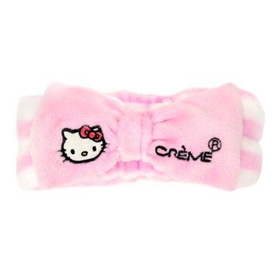 The Crme Shop | Hello Kitty Perfect Pink Plush Spa Headyband | Cruelty-Free & Vegan