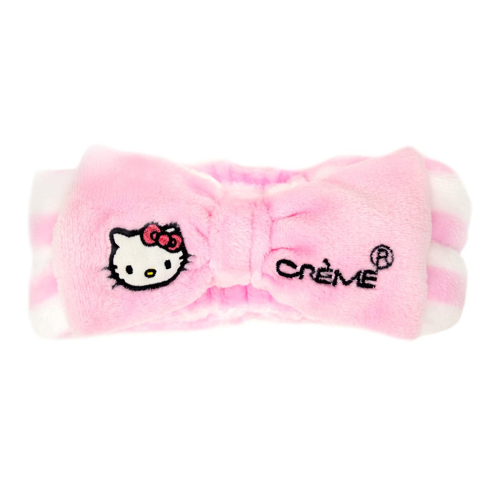 The Crme Shop | Hello Kitty Perfect Pink Plush Spa Headyband | Cruelty-Free & Vegan