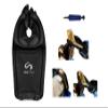 Inflatable Shampoo Funnel Cape for Washing Hair in Any Chair and Basin. Black Portable Tray Device to Use in Salon, at Home, Nursing Home or Hospital to Help Keep Clothes Dry! Pump Included! view 3
