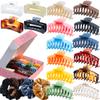 20 Large Hair Clips for Thick Hair & Velvet Scrunchies  4.3" & 4" Big Claw Clips & 4.5" Soft Scrunchies Set  Strong Hold, Matte/Glossy Neutral Colors  Stylish Christmas Gift Pack Women & Girls view 1