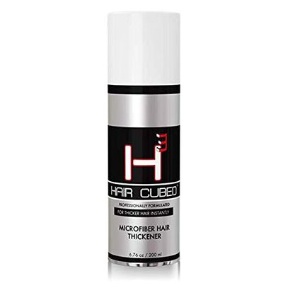 H3 Hair Fibers Hair Micro Fibers for Thinning Hair - 100% Undetectable & Natural, USA Patented Formula (Dark Brown)