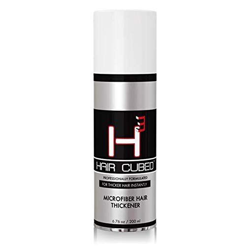 H3 Hair Fibers Hair Micro Fibers for Thinning Hair - 100% Undetectable & Natural, USA Patented Formula (Dark Brown)