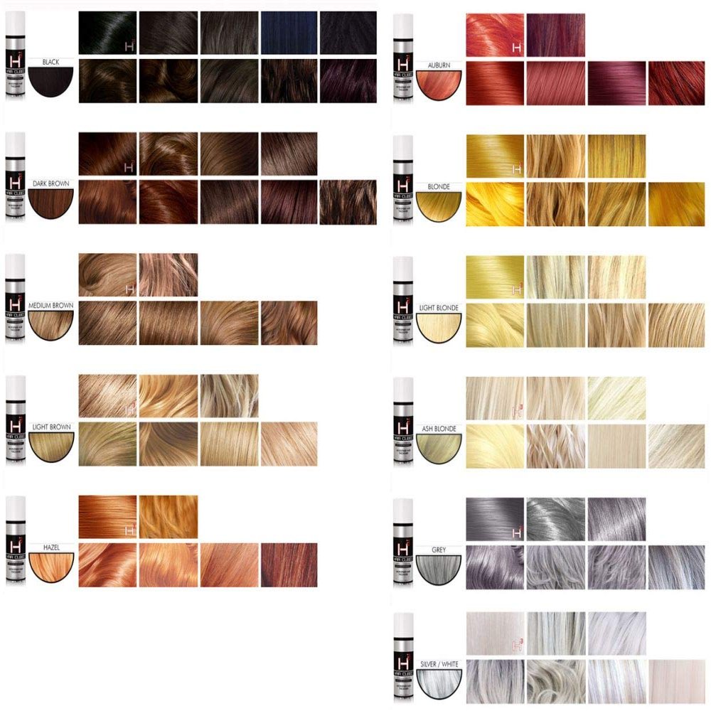 H3 Hair Fibers Hair Micro Fibers for Thinning Hair - 100% Undetectable & Natural, USA Patented Formula (Light Blonde)