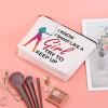 JXGZSO Archery Cosmetic Make Up Bag Archer Gifts I Know I shoot Like A G Try to Keep Up Makeup Zipper Pouch Bag (I Know I shoot Bag) view 3