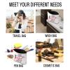 JXGZSO Archery Cosmetic Make Up Bag Archer Gifts I Know I shoot Like A G Try to Keep Up Makeup Zipper Pouch Bag (I Know I shoot Bag) view 4
