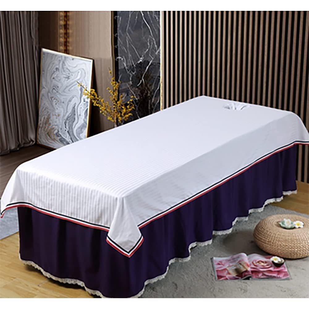 Retro Spa Body Bed Sheet Traditional Beauty Salon Massage Table Bed Sheet Light Luxury Salon Bed Cover Elegant Massage Bed Sheet For Salon Massage Bed Set Massage Parlor Beauty Bed-I L220xw115cm