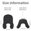 Wokyo Silicone Hair Cutting Collar, Non-slip Hair Cutting Mat Haircut Cape Catcher Neck Wrap Guard Neck Fitting Accessories Professional Hair Salon Stylist Supplies, 55x42cm/21.7x16.5inch view 2