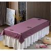 Retro Spa Body Bed Sheet Traditional Beauty Salon Massage Table Bed Sheet Light Luxury Salon Bed Cover Elegant Massage Bed Sheet For Salon Massage Bed Set Massage Parlor Beauty Bed-F L190xw75cm view 2