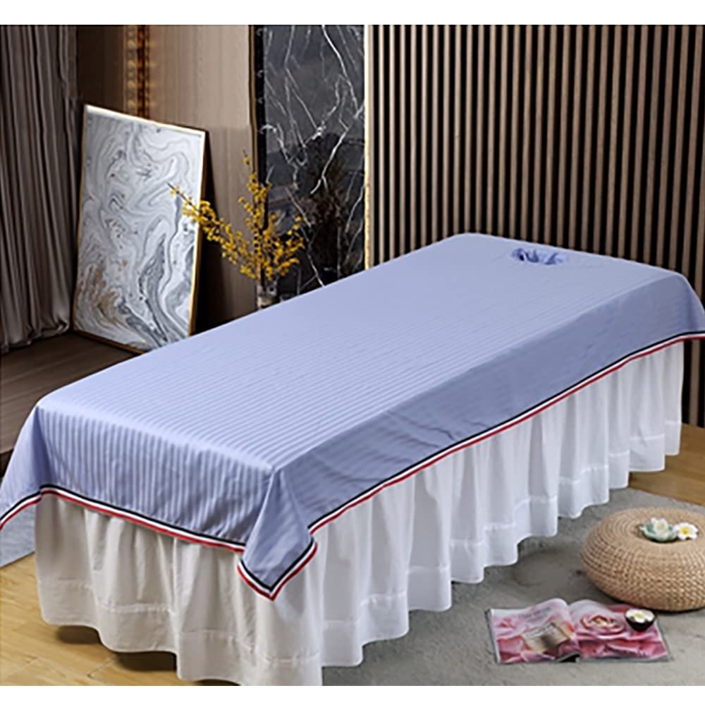 Retro Spa Body Bed Sheet Traditional Beauty Salon Massage Table Bed Sheet Light Luxury Salon Bed Cover Elegant Massage Bed Sheet For Salon Massage Bed Set Massage Parlor Beauty Bed-C L220xw115cm