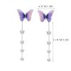 Bartosi Hair Clip Purple Butterfly Hair Pins Tassel Hair Barrettes 2 Count Hair Styling Accessories for Women and Girls view 4