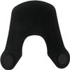 Wokyo Silicone Hair Cutting Collar, Non-slip Hair Cutting Mat Haircut Cape Catcher Neck Wrap Guard Neck Fitting Accessories Professional Hair Salon Stylist Supplies (Black short) view 1