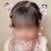 1 Pair Chinese Girls Flower Tassel Wig Braid Hair Clips Pink Kids Ancient Chinese Costume Cute Hair Clips Baby Headdress view 4