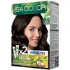 Natural Effect Hair Dye Kit - Permanent Color & Ammonia Free - Dark Brown (1 Kit) view 1