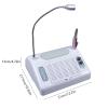 TFCFL 5 in 1 Nail Machine Professional Salon Nail Drill Machine with Nail Drill, Dust Collector, Desk Lamp, Hand Cushion and Nail Lamp view 2