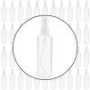 SINJEUN 50 Pack Clear Plastic Spray Bottles with Caps, 4 oz Spray Bottles Mist Sprayer, Refillable Empty Fine Mist Spray Bottle Mini Travel Size Spray Bottles, Leak Proof and BPA-Free view 1
