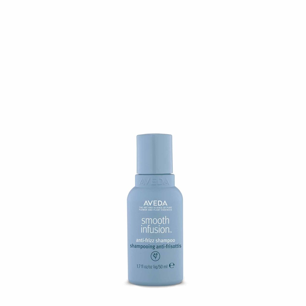 Aveda Smooth Infusion Anti-Frizz Shampoo | Smoothing Shampoo | Frizz Control | Protects Against Humidity | Silicone Free | for Medium and Thick Hair | 95% Naturally Derived*, 1.7 Fl Oz