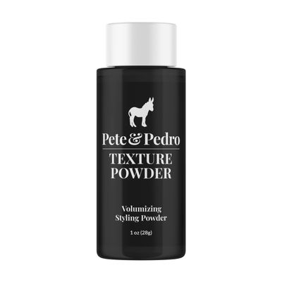 Pete & Pedro TEXTURE POWDER - Texturizing and Volumizing Styling Powder For Men & Women | Adds Mega Volume & Texture, Matte Finish, Root Lifting & Restyleable Hold | As Seen on Shark Tank, 1 oz.