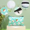 20 Pieces Dental Cosmetic Teeth Makeup Bags Nurse Gift Bag Dental Assistant Accessories Travel Cute Pouch Organizer for Dentist Women Nurses Day Graduation Birthday view 3
