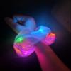 9 Pcs Light Up Scrunchies for Women, 3 Light Modes Led Scrunchies, Light Scrunchy for Girls, Glow Bands Ponytail Holder Glow in the Dark Christmas Hair Accessories Neon Rave party supplies view 3