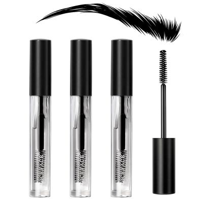 3Pcs Eyebrow Gel Kit, Clear Brow Gel Set, Brow Styling Gel for Natural Brow, Long Lasting Waterproof Eye Brow Setting Gel Makeup Set for Feathered & Fluffy Brows