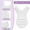 50 Pieces Y Shape Eyelash Brush Eyelash Brush Silicone Eyelash Perming Brush Makeup Beauty Tool Cleanup Supplies for Lash Grafting Eyelash Extension view 3
