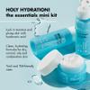 e.l.f. Skin Holy Hydration! The Essentials Mini Kit, Cleanser, Toner & Moisturizer for Hydrated & Balanced Skin, TSA-Friendly Sizes view 3