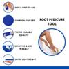 Love Natural Pumice Stone for Feet - Ultimate 2-in-1 Scrubber and Professional Exfoliating Rock for Feet Hands Body Care - Foot Stone for Dead Skin & Callus Removal (Blue) view 3