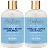 SheaMoisture Hydrate & Repair Moisture Shampoo for Damaged Hair, Manuka Honey, Moisturizing with Shea Butter, Honey & Yogurt, Pack of 2-13 Oz Ea view 1