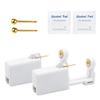 Self Ear Piercing Gun 2 Pack Disposable Ear Piercing Kit with 3mm Silver, Black, Gold Ball Earring Studs view 1