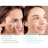200 Count 4 PACK Disposable Face Towel, Large Size 10"X 12", Disposable Face Cloths, 100% Biodegradable Towel, Skin Soft and Thick for Washing Face view 2