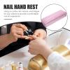 Beaupretty Manicure Hand Pillow Cushion Comfortable Pu Nail Art Arm Rest for Nail Technicians Stylish Design Smooth Accessory for Art view 3