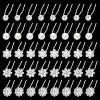 40 Pack Wedding Pearl Hair Pins for Bridal, Silver Pearl Rhinestone Hair Pins Wedding Hair Decorations Accessories for Brides Bridesmaids Women Girls view 2