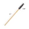 Tbestmax 150 Disposable Mascara Wands Eyelash Brush Spoolies for Eye Lash Extension Eyebrow Bamboo Stick Black view 2