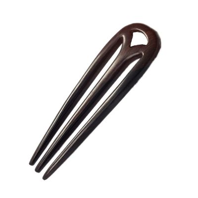 KALLORY Chinese Retro Hair Stick Fork for Elegant Buns Vintage Style Hair Accessory Natural Wood Material and Sturdy for Daily Use and Cultural Expression