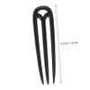 KALLORY Chinese Retro Hair Stick Fork for Elegant Buns Vintage Style Hair Accessory Natural Wood Material and Sturdy for Daily Use and Cultural Expression view 2
