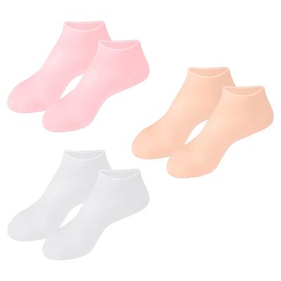 3pairs Moisturizing Socks Skin-Friendly Care Socks Moisturizing Foot s Feet s Foot Care Supplies Anti-Cracking Covers Repairing s