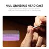 Beaupretty Portable Nail Drill Nail Drill Bits Holder Stand 18 Holes Drill Bit Case Nail Salon Organizer and Storage Display Box for Acrylic Nail Drill Bit Nail Bit Holder view 2