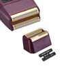 2 pcs Professional 5 Star Series Finale Shaver Shaper Replacement Super Close Gold Foil and Cutter Bar Assembly Compatible with Wahl Shaver Foil Model 7043-100,7031-100(Red) view 4