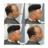 Afro Mens Toupee Full Poly Base Man Weave Thin Skin Hair Unit 100% Virgin Human Kinky Curly Hair Replacement Units for Black Men 8X10 Inch (Afro Wavy 8mm, 1# Jet Black-120% Medium Light to Medium Density) view 3