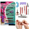 24PC Manicure Set Pedicure Nail Care Clipper File Cuticle Cleaner Brush Grooming view 2