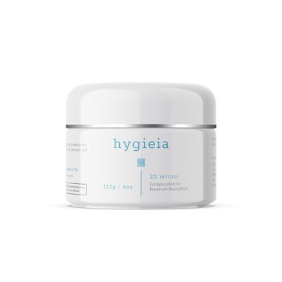 Hygieia + Encapsulated 2% Retinol Cream, 4oz Liposomal Anti-Wrinkle Cream for Face, Neck & Body Fast & Deep Cellular Absorption Day or Night Cream for Firming, Lifting & Repairing Aging Skin