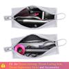 BAGCRAZY Pu Leather Travel Case Compatible with Dyson Airwrap Styler, Portable Waterproof Dyson Airwrap Organizer Bag for Shark FlexStyle Attachments Storage, Grey view 2