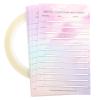 10PCS False Eyelash Fans Paper Card Eyelash Extension Storage Card with Double Sided Adhesive Tape Quick Flower Storage Grafting Kit for Display Rack for Women Girl Eyelash Extension Storage Card view 1